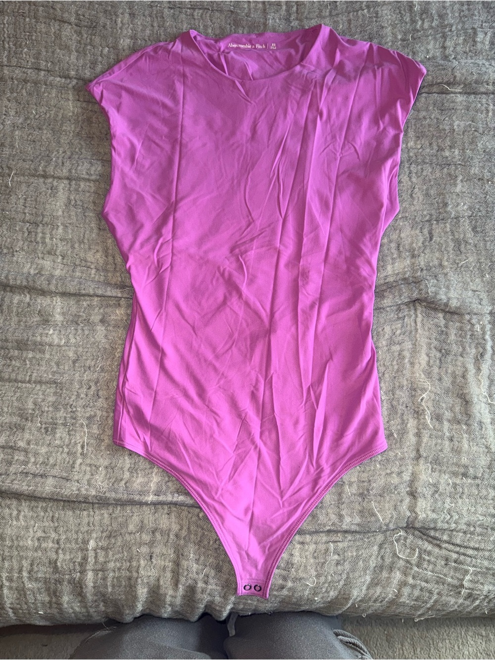 Abercrombie Pink Cap-Sleeve Bodysuit One-Piece